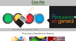 Desktop Screenshot of pintureriaaita.com